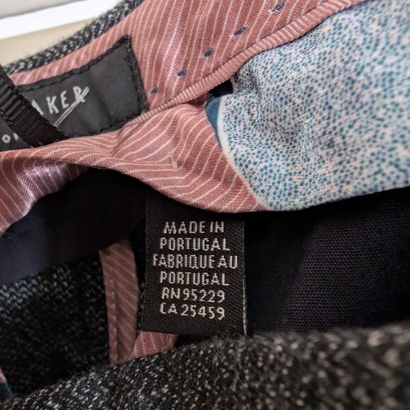 Ted Baker London Beektro Men's Slim Fit Dress Pants Charcoal 30 x 34 NWT - Picture 11 of 13